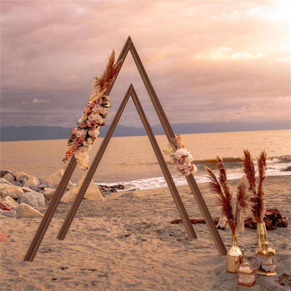 Wooden triangle arch